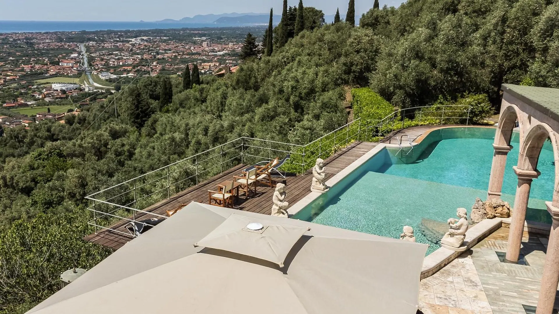 Luxury Villa Whit Amazing Sea Wiew Pool Pietrasanta